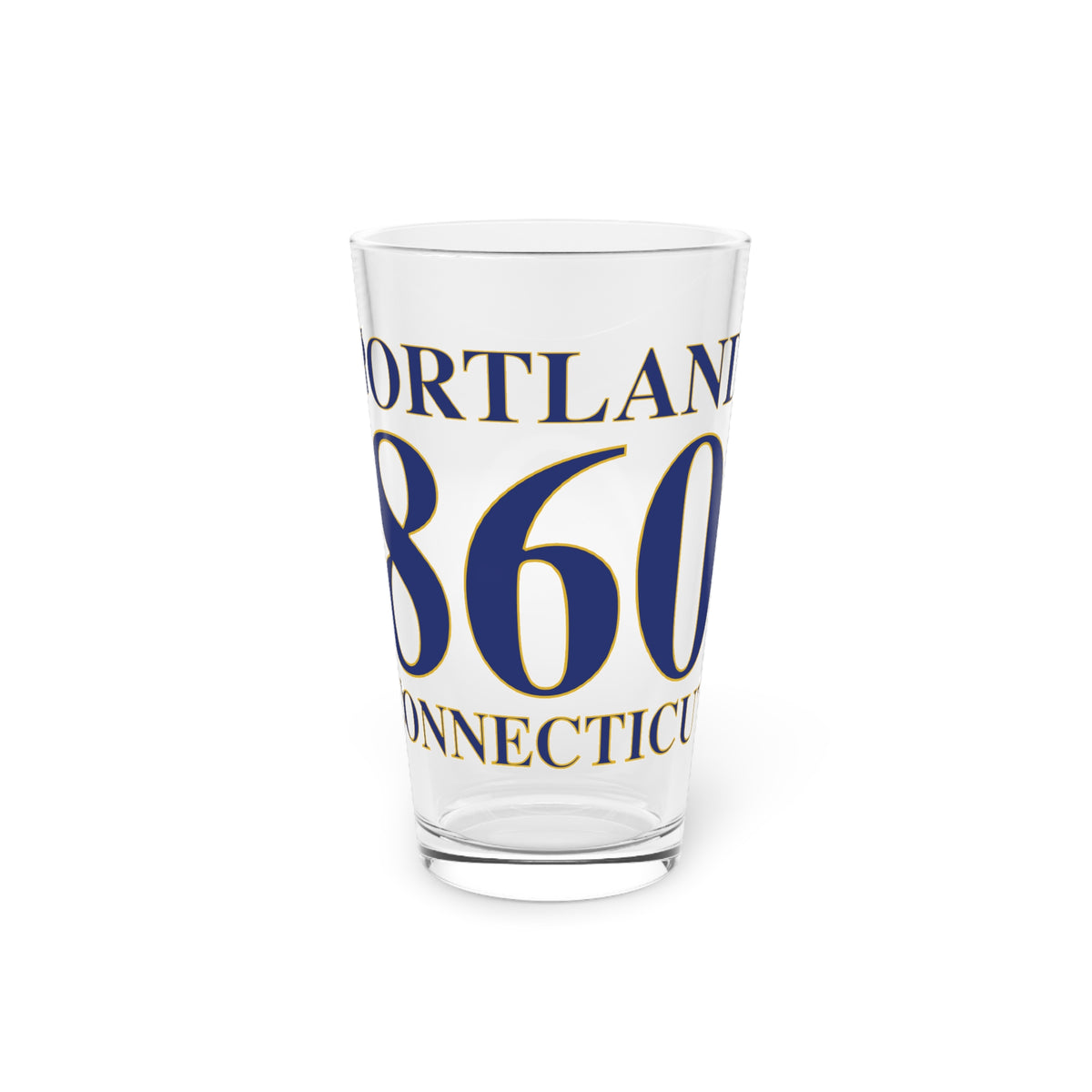 Portland 860 Connecticut Pint Glass, 16oz