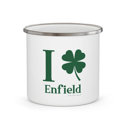 I Clover Enfield  Enamel Camping Mug