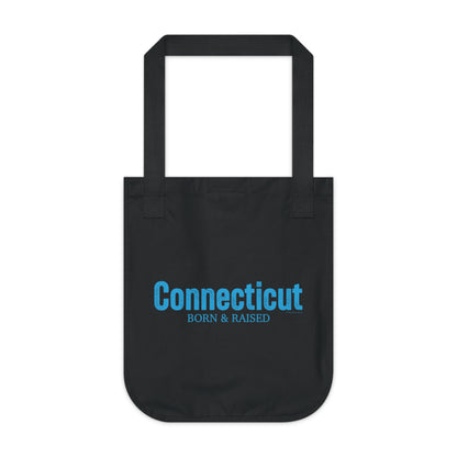 Connecticut born & raised tote bag 