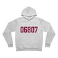 06807 - Greenwich Connecticut Zip Code Unisex Sponge Fleece Pullover Hoodie