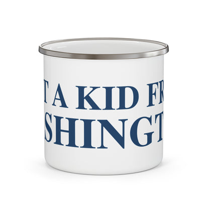 Just a kid from Washington Enamel Camping Mug
