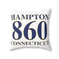 Hampton 860 Connecticut Spun Polyester Square Pillow