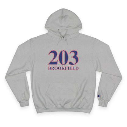 203 Brookfield Red White & Blue Champion Hoodie
