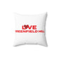 Love Greenfield Hill Spun Polyester Square Pillow
