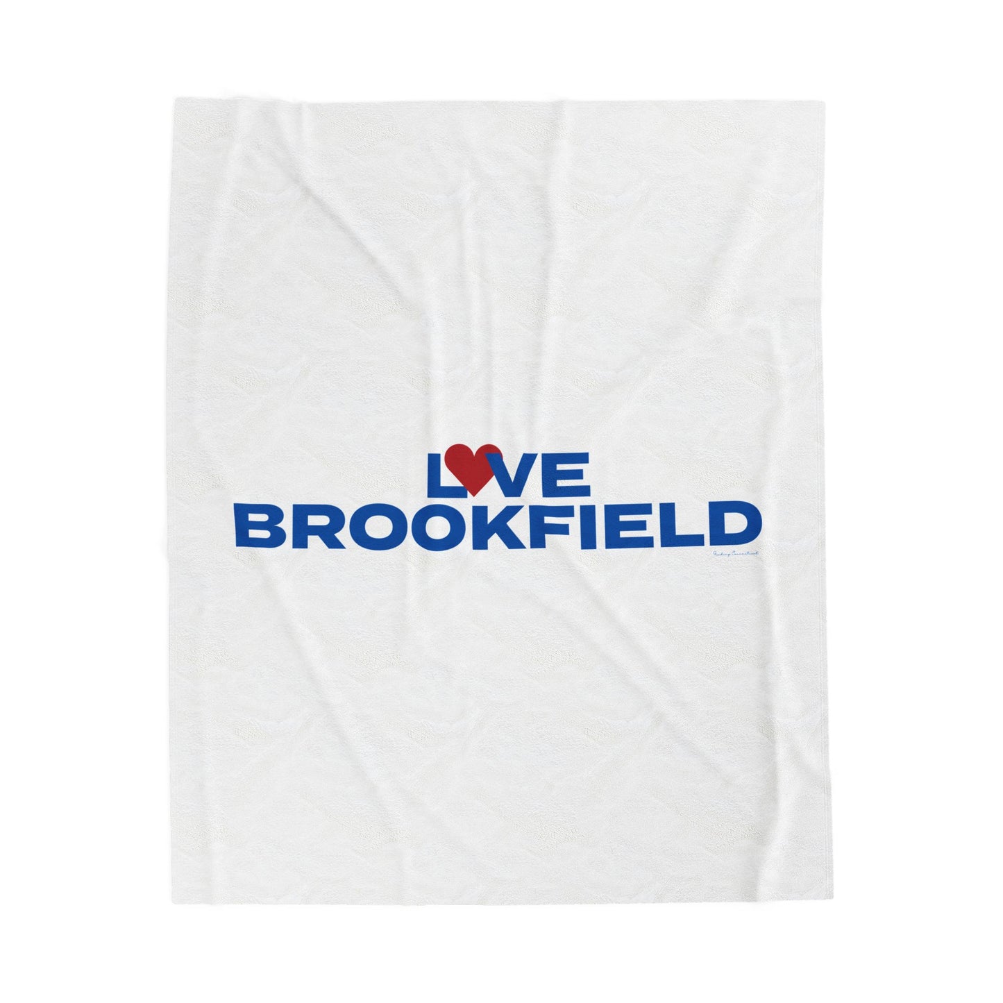 Love Brookfield Velveteen Plush Blanket