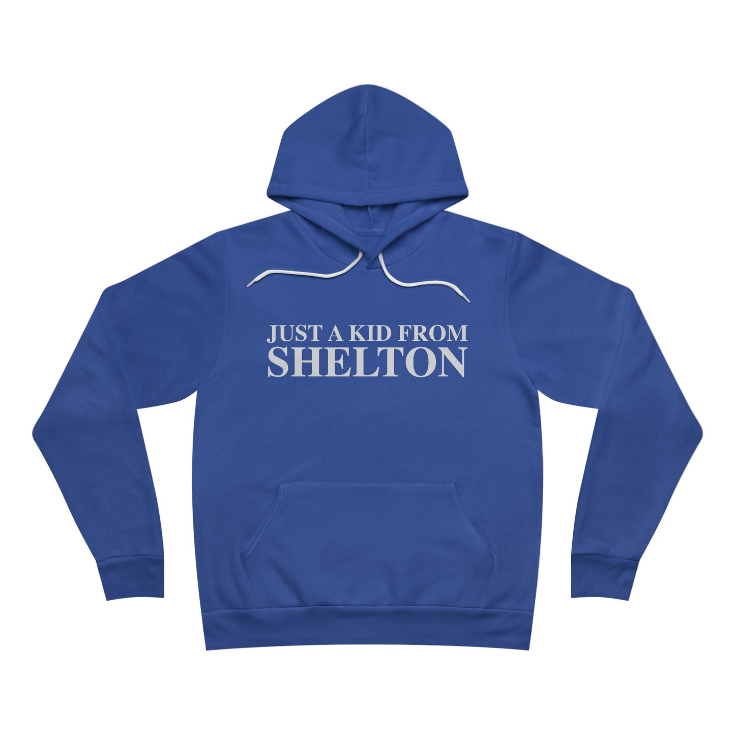 Just a kid from Shelton Unisex Sponge Fleece Pullover Hoodie