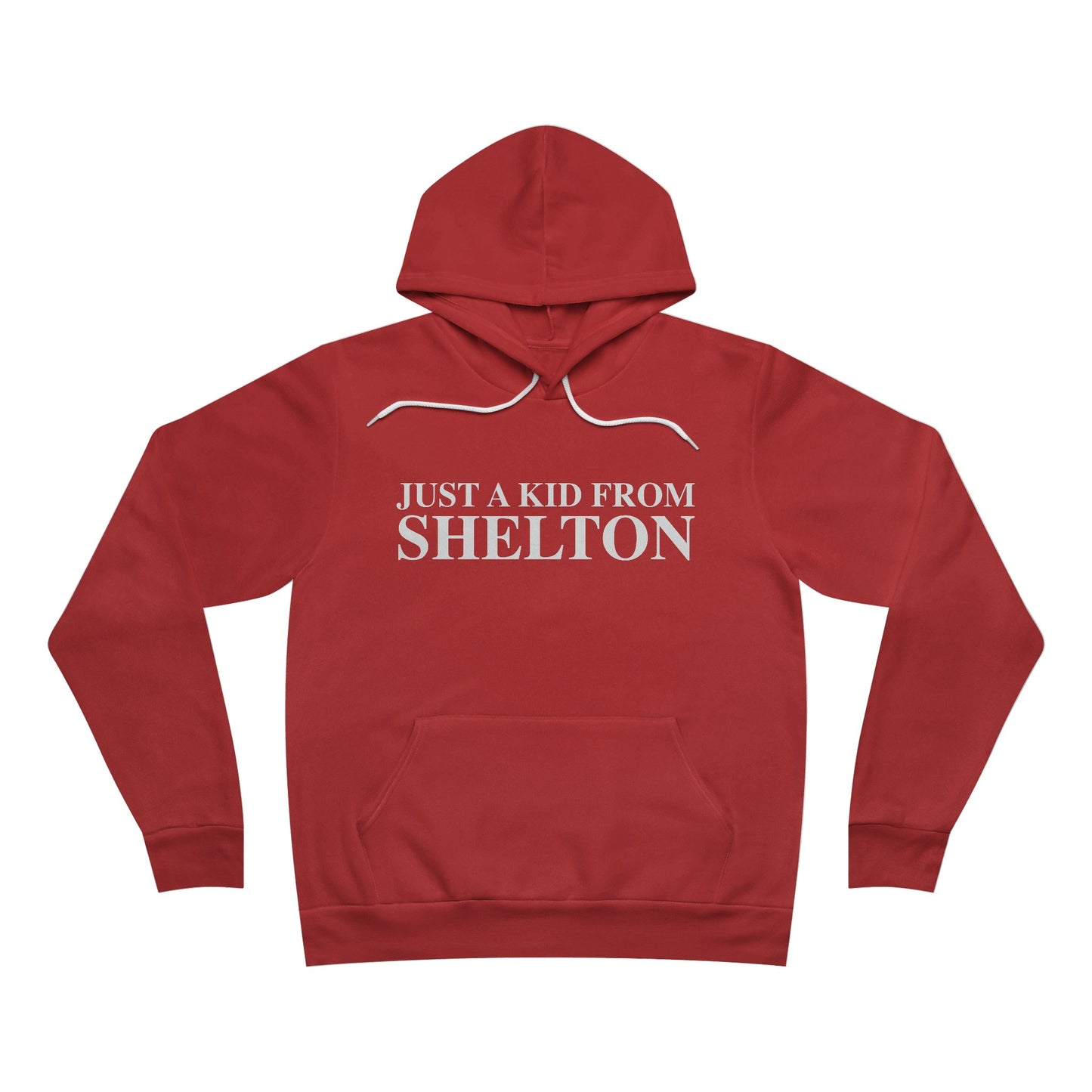 Just a kid from Shelton Unisex Sponge Fleece Pullover Hoodie