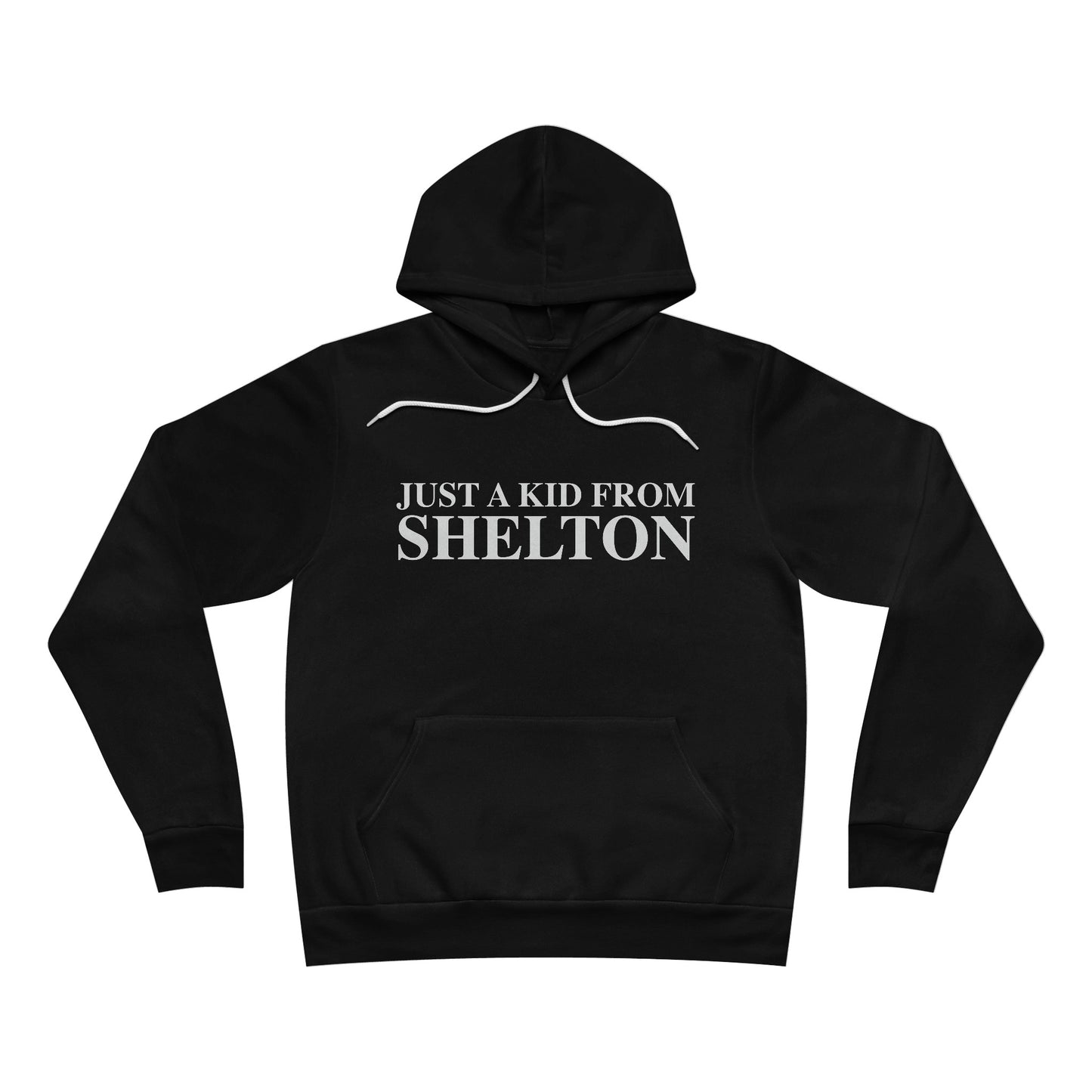 Just a kid from Shelton Unisex Sponge Fleece Pullover Hoodie