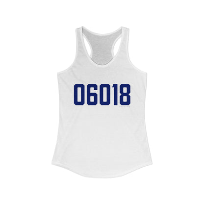 06018 North Canaan Connecticut Zip Code  Women's Ideal Racerback Tank Top