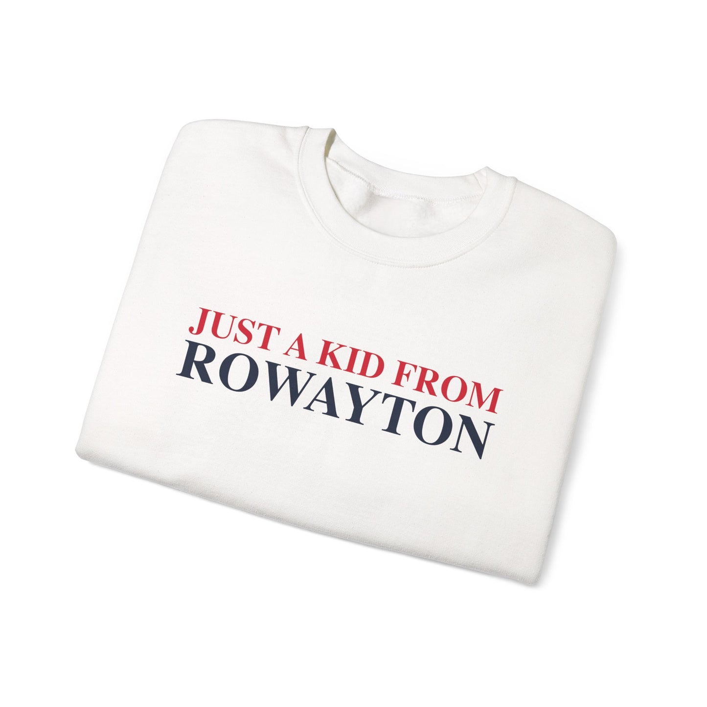Just a kid from Rowayton Unisex Heavy Blend™ Crewneck Sweatshirt