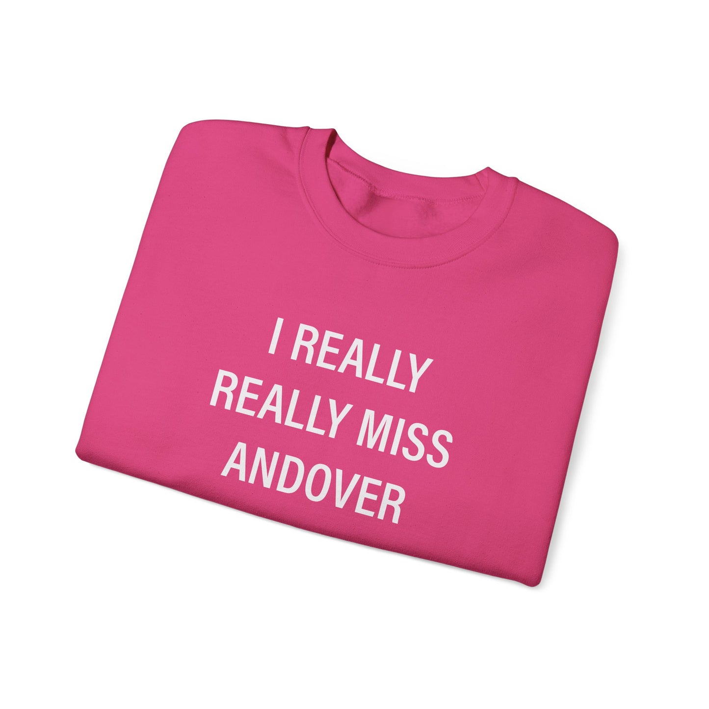 I Really Really Miss Andover Unisex Heavy Blend™ Crewneck Sweatshirt