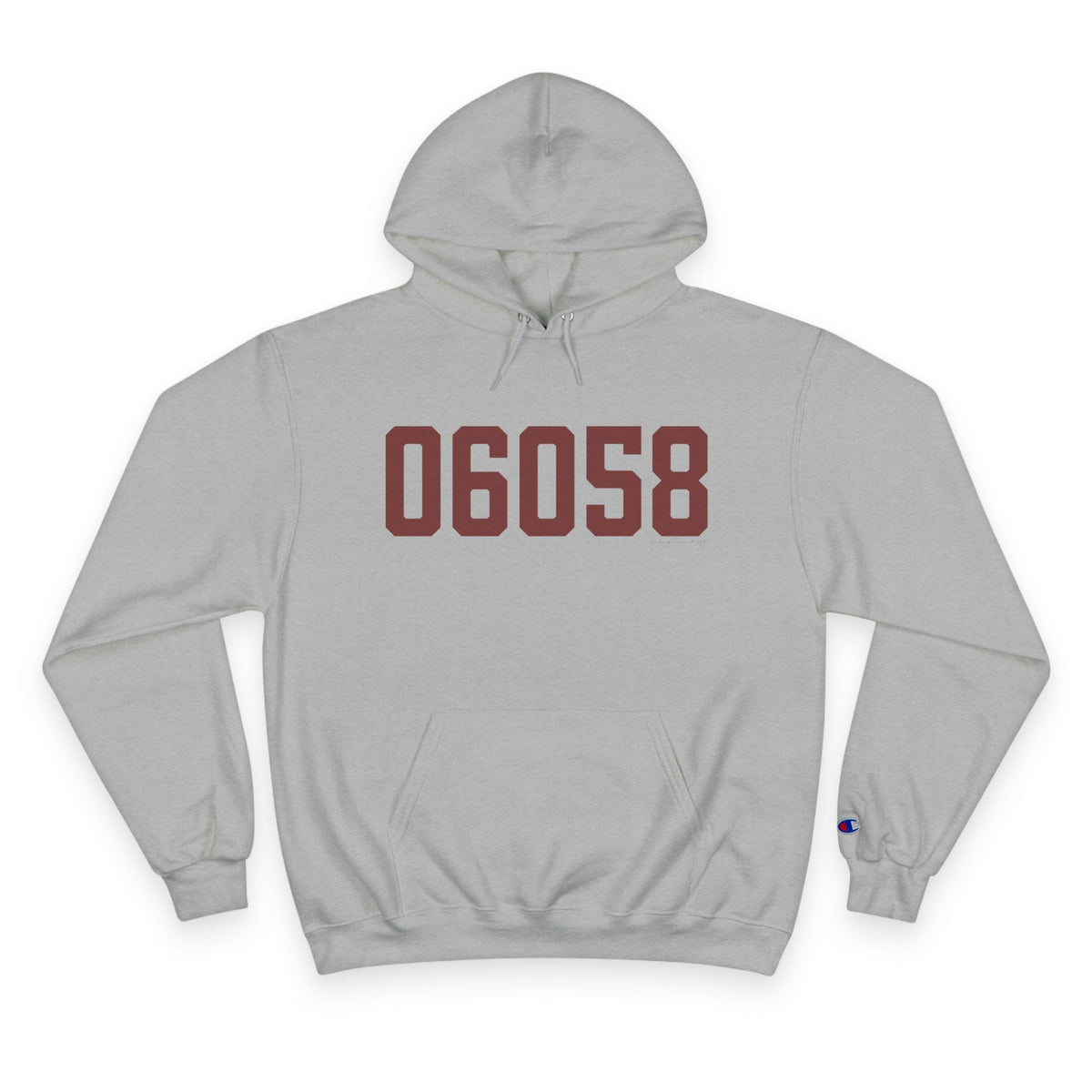06058 Norfolk Connecticut Zip Code Champion Hoodie
