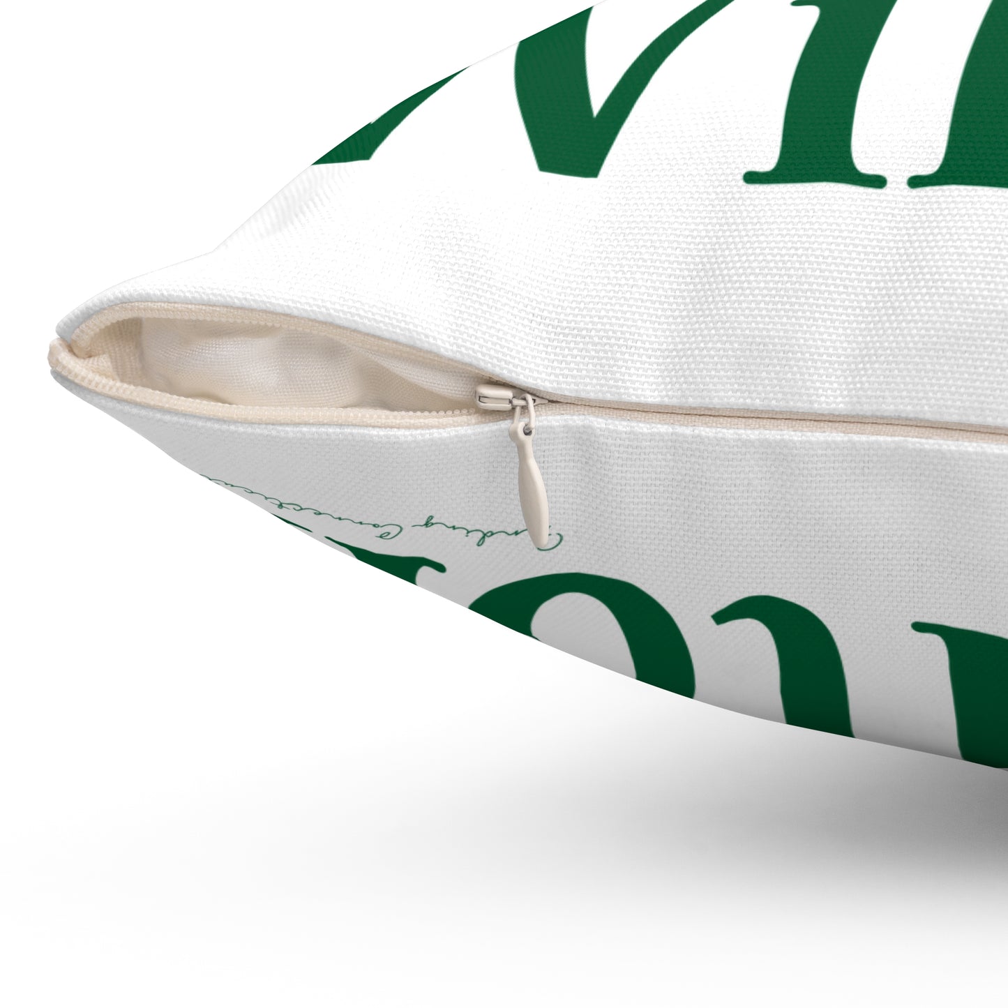 I Clover Wilton Spun Polyester Square Pillow