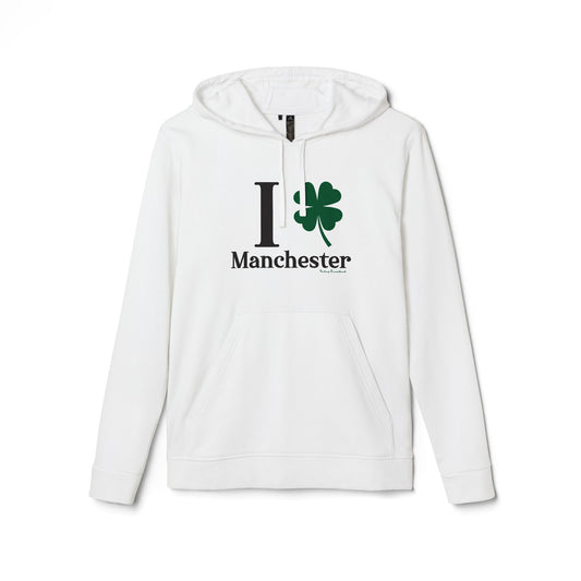 I Clover Manchester adidas Unisex Fleece Hoodie