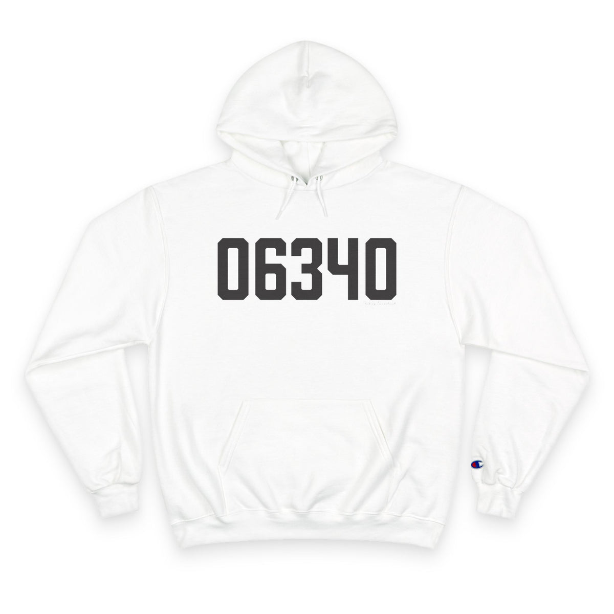 06340 Groton Connecticut Zip Code Champion Hoodie