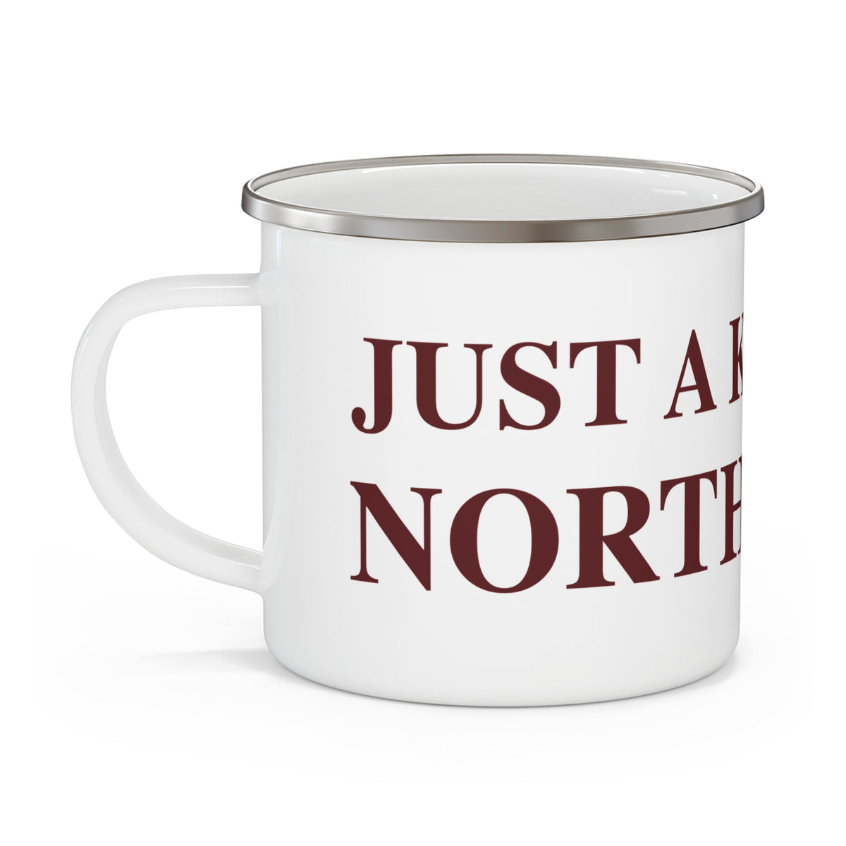 Just a kid from North Haven Enamel Camping Mug