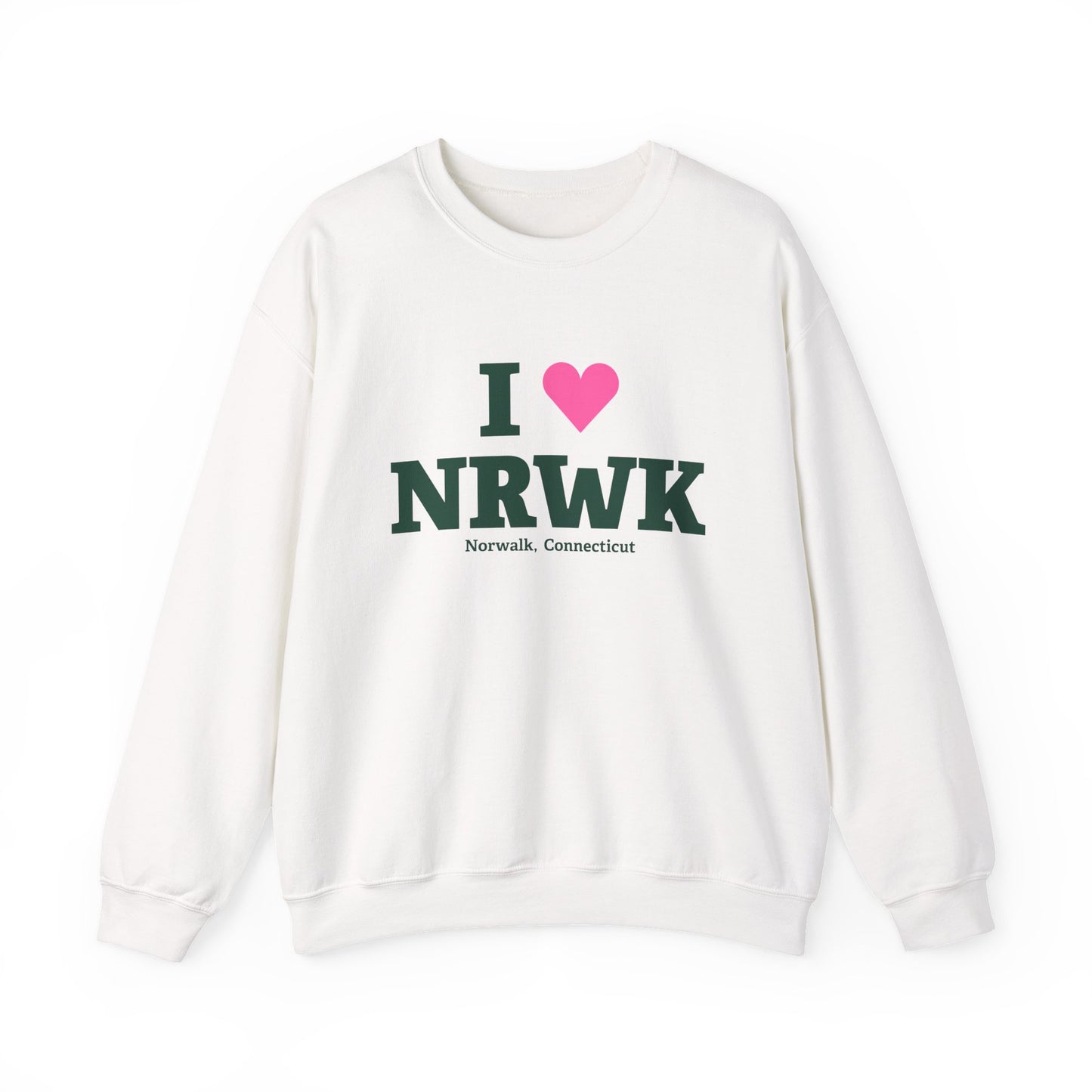 I Heart NRWK Unisex Heavy Blend™ Crewneck Sweatshirt