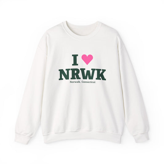 I Heart NRWK Unisex Heavy Blend™ Crewneck Sweatshirt