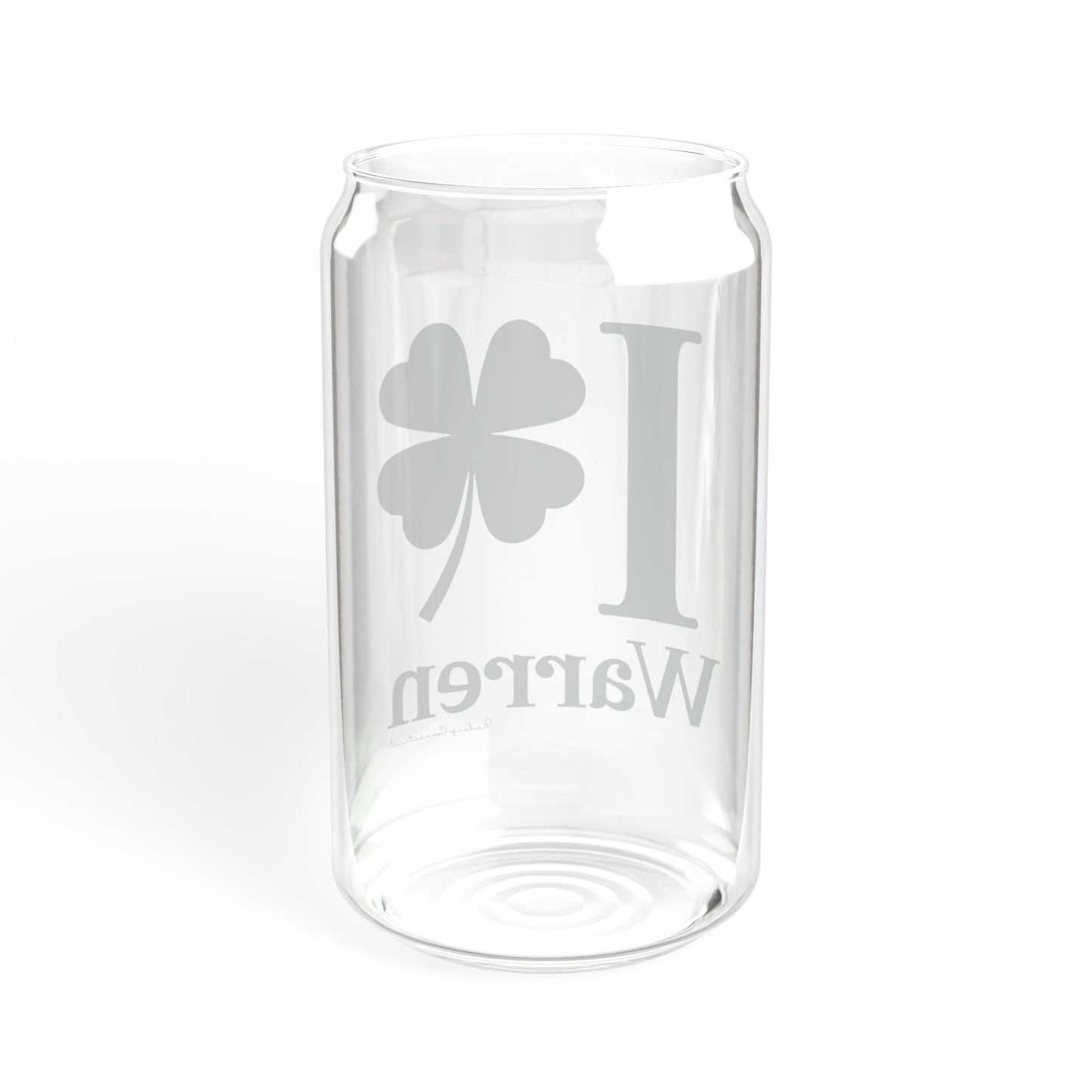 I Clover Warren Sipper Glass, 16oz