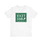 Vintage Exit 39B Merritt Parkway Sign Unisex Jersey Short Sleeve T-Shirt