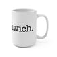 I Heart Greenwich. Mug 15oz