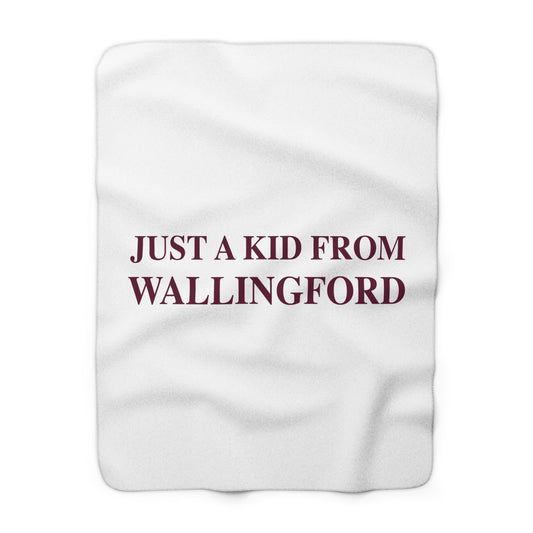 Just a kid from Wallingford Sherpa Fleece Blanket