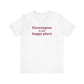 Farmington is My Happy Place Unisex Jersey Short Sleeve T-Shirt