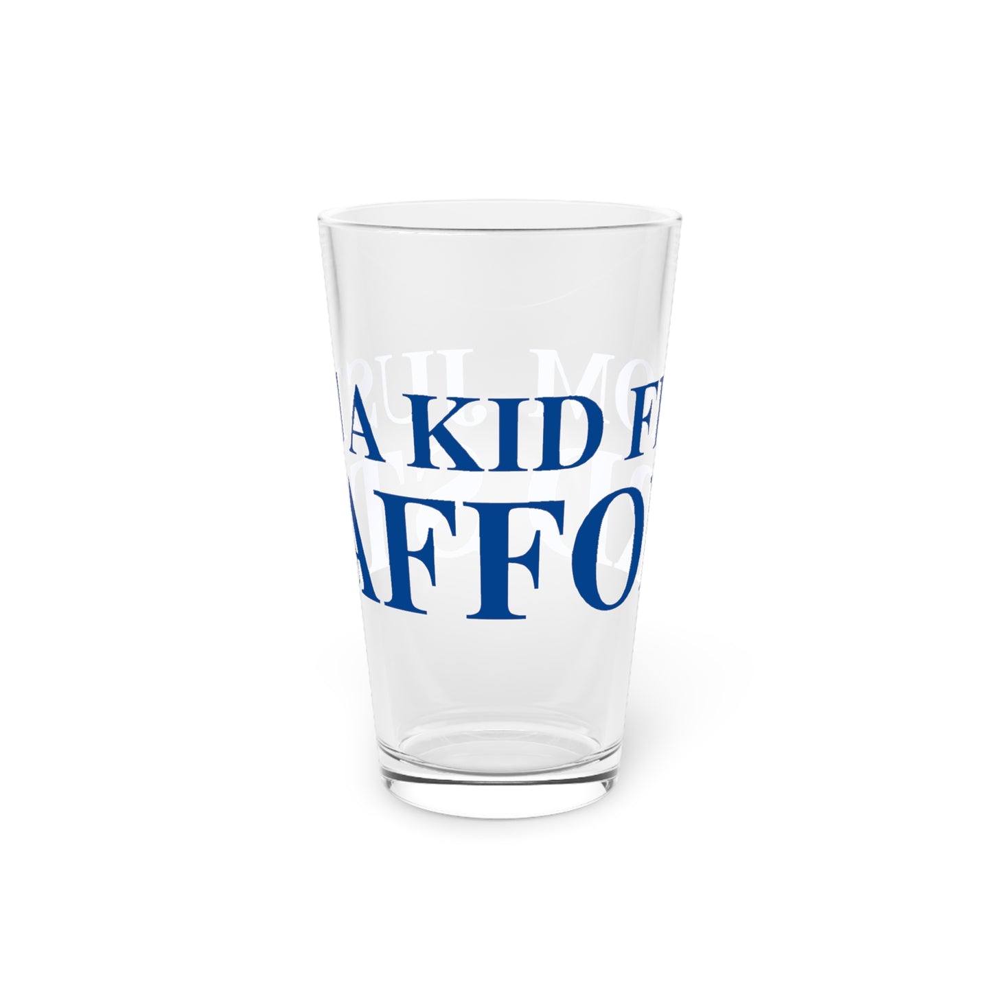 Just a kid from Stafford Pint Glass, 16oz