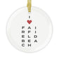 Fairfield Beach Vision Glass Ornaments