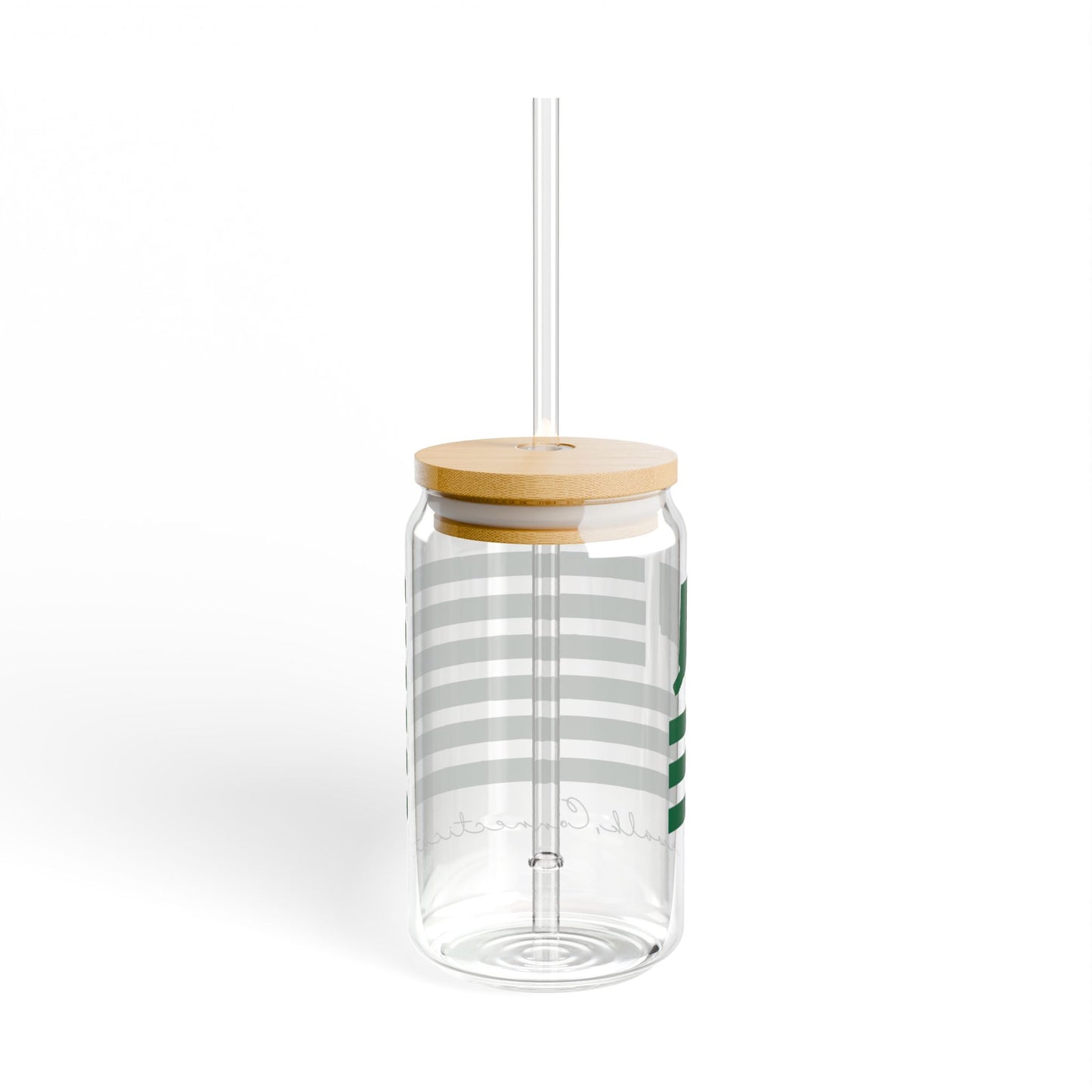 Norwalk Connecticut St. Patrick's Day Flag Sipper Glass, 16oz