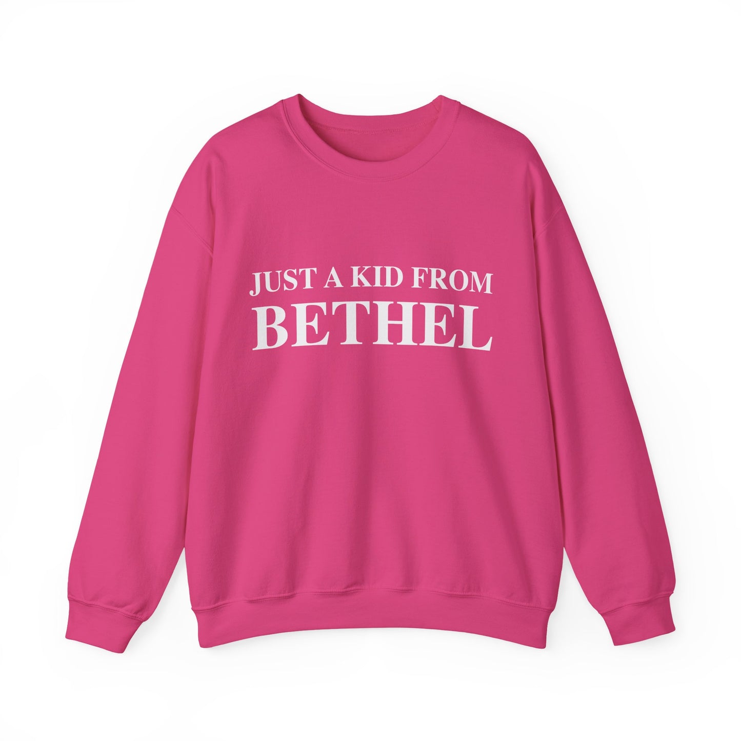 Just a kid from Bethel Unisex Heavy Blend™ Crewneck Sweatshirt