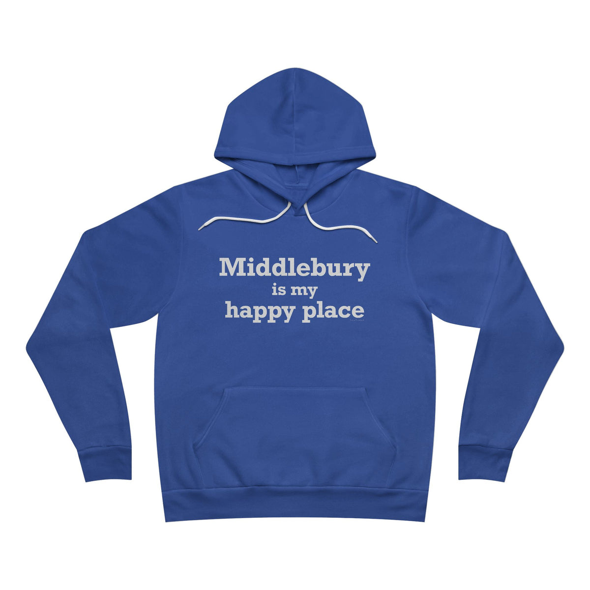 Middlebury is My Happy Place Unisex Sponge Fleece Pullover Hoodie