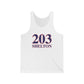 203 Shelton Red White & Blue Unisex Jersey Tank Top