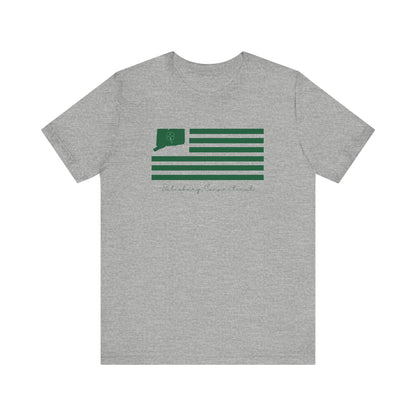 Salisbury Connecticut St. Patrick’s Day Flag Unisex Jersey Short Sleeve T-Shirt