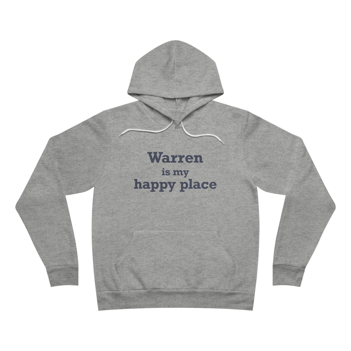 Warren is My Happy Place Unisex Sponge Fleece Pullover Hoodie