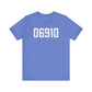 06910 Stamford CT Zip Code Unisex Jersey Short Sleeve T-Shirt