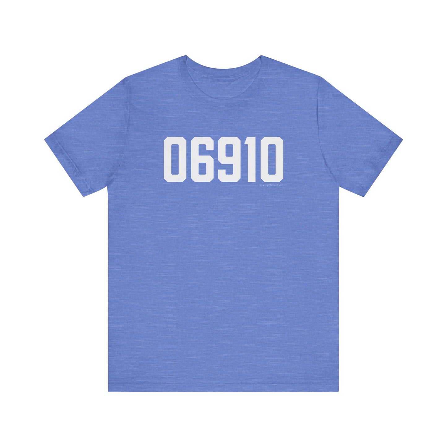 06910 Stamford CT Zip Code Unisex Jersey Short Sleeve T-Shirt
