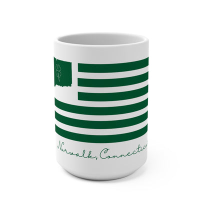 Norwalk Connecticut St. Patrick's Day Flag Mug 15oz