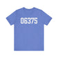 06375 - New London Connecticut Zip Code - Unisex Jersey Short Sleeve Tee