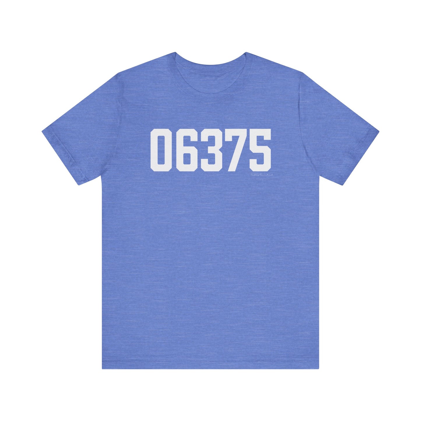 06375 - New London Connecticut Zip Code - Unisex Jersey Short Sleeve Tee