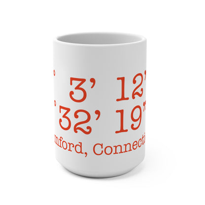 Stamford Coordinates Mug 15oz