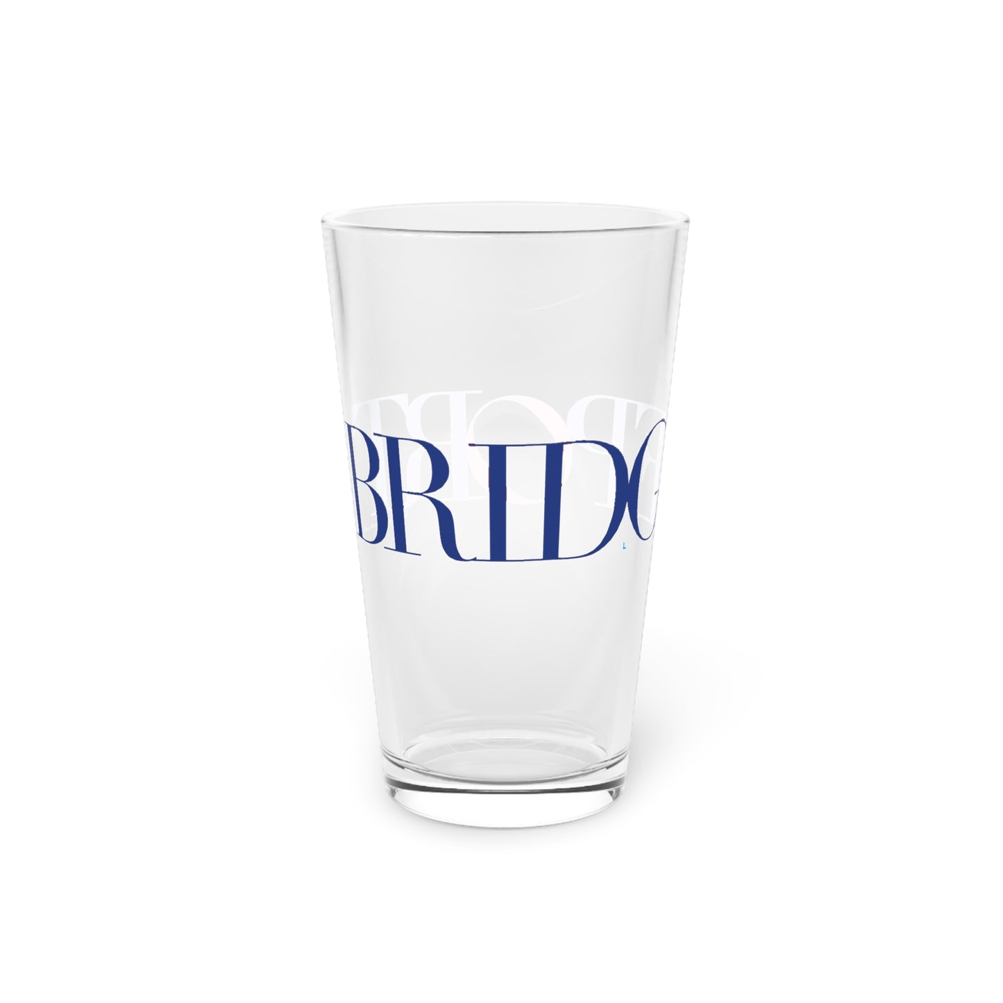 41 Tilt Bridgeport Pint Glass, 16oz