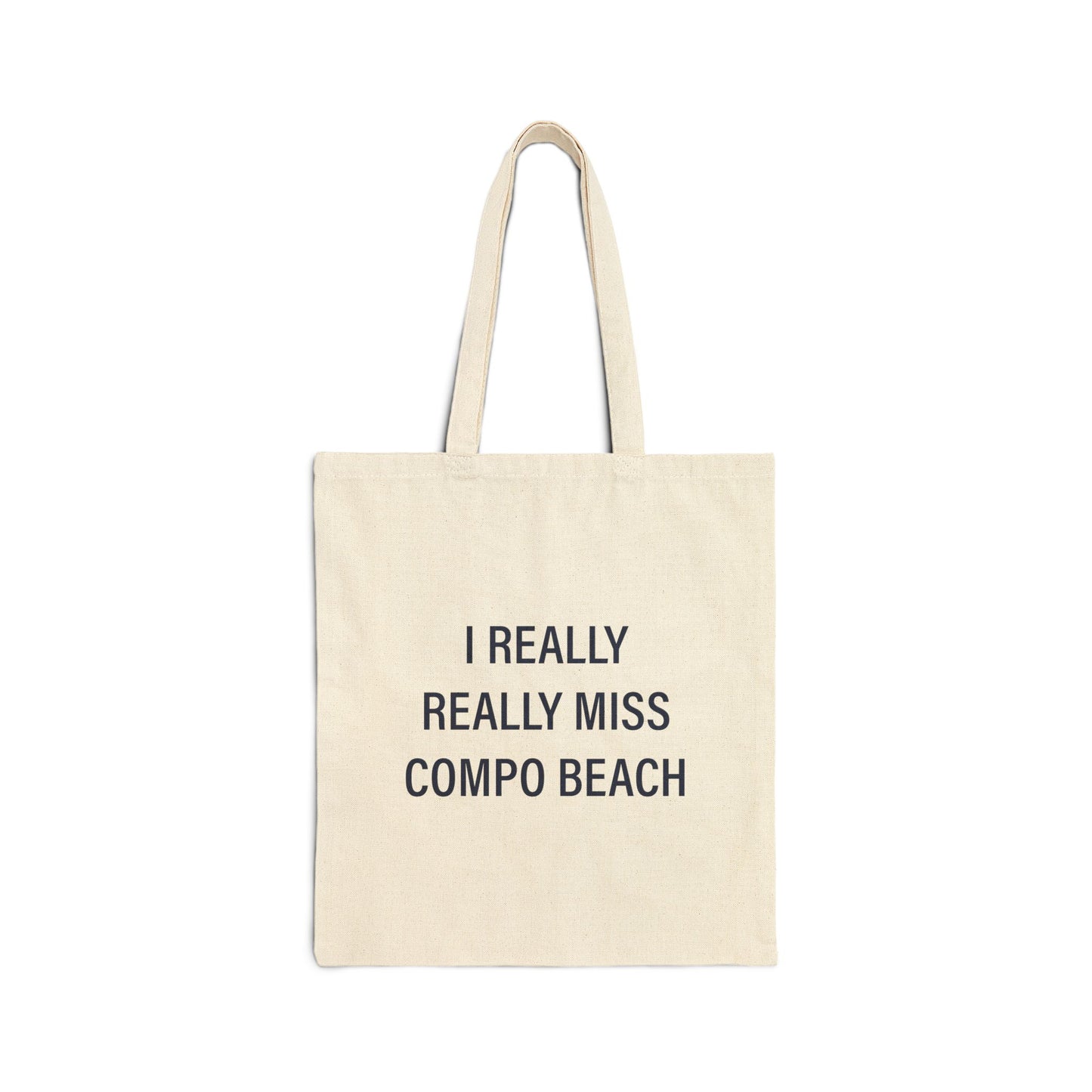 I Really Really Miss Compo Beach Cotton Canvas Tote Bag