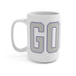 Goose Zip Code Gray & Purple Mug 15oz