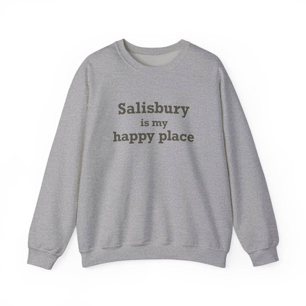 Salisbury is My Happy Place Unisex Heavy Blend™ Crewneck Sweatshirt