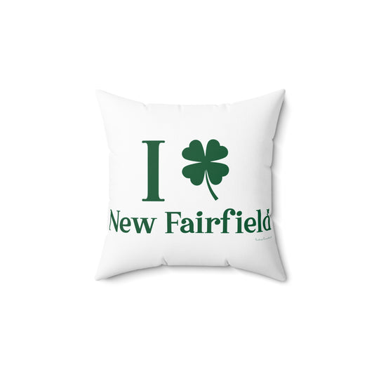 I Clover New Fairfield Spun Polyester Square Pillow