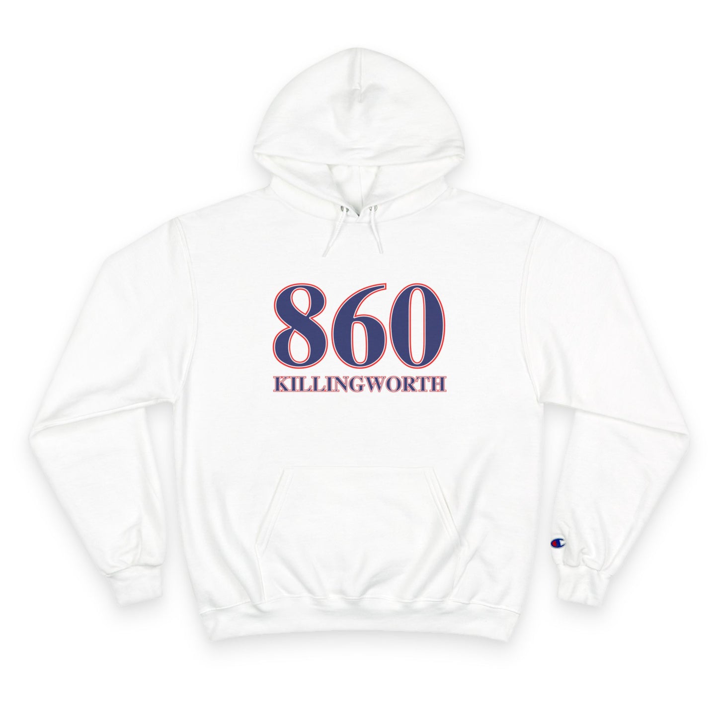 860 Killingworth Red White & Blue Champion Hoodie