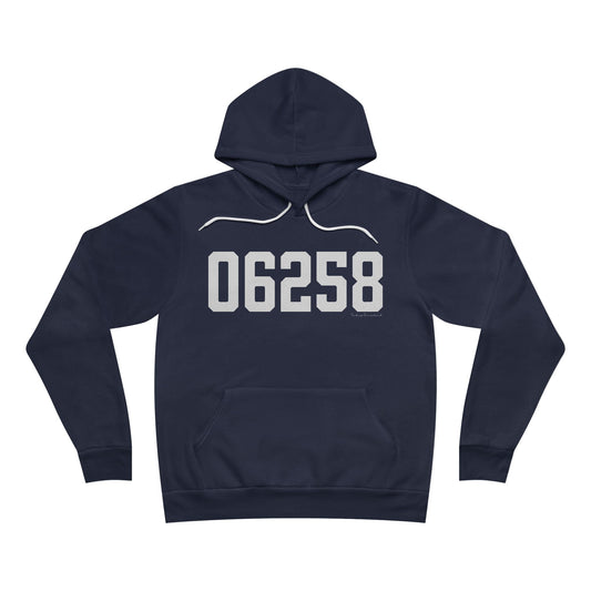 06258 Pomfret CT Zip Code Unisex Sponge Fleece Pullover Hoodie
