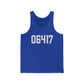 06417 Deep River CT Zip Code Unisex Jersey Tank Top