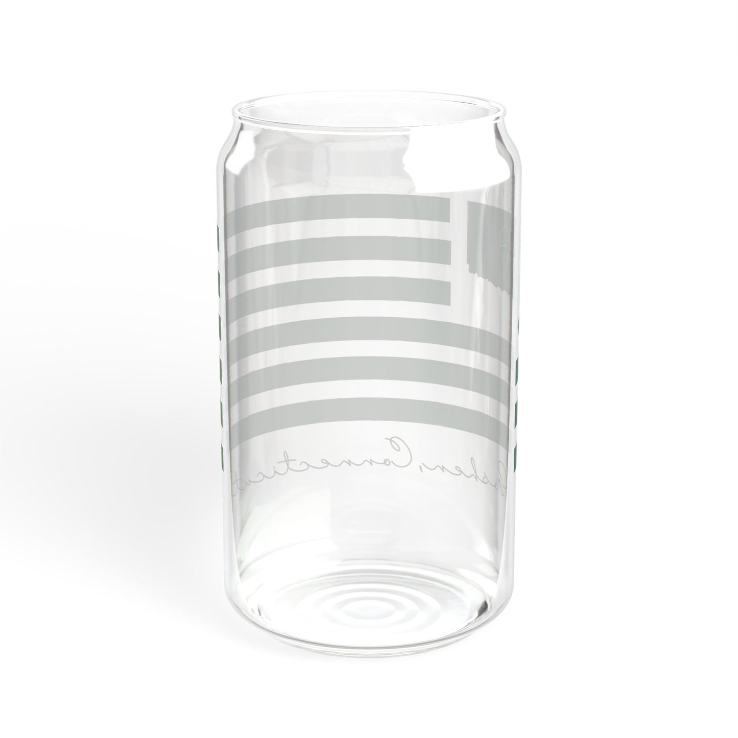 Goshen Connecticut St. Patrick’s Day Flag Sipper Glass, 16oz